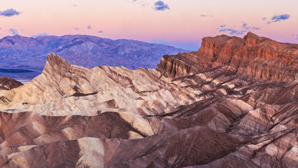 Zabriske Point Pre-Dawn Panorama