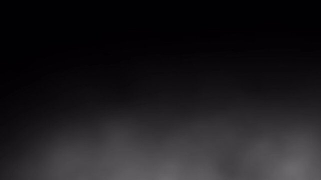 Soft Gray Smoke Rising From Bottom Fading Into Floating Fog Overlay Alpha Channel Transparent Background Abstract Fire Smoke Fog Clouds Vapor Effect Seamless Loop 4K