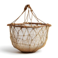 Obraz premium Fine mesh shrimp catcher basket provides efficient collection durability and gentle handling for seafood processing