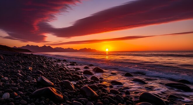 El amanecer ilumina una vasta extensi&oacute;n de tierra volc&aacute;nica, natural, vasta, naturaleza.