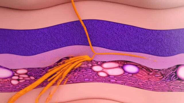 3D Visualization of Eyeball Interior and Retina Layers with Light Ray Bending