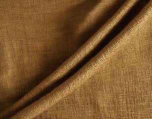 Tight Golden Brown Burlap Weave Texture
