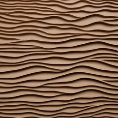 Close-up Ribbed Cardboard with Tight Corrugation Pattern