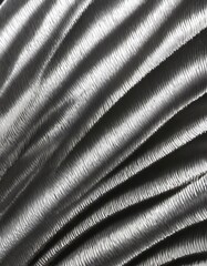 Circular Etched Aluminum with Radial Brushed Pattern Texture