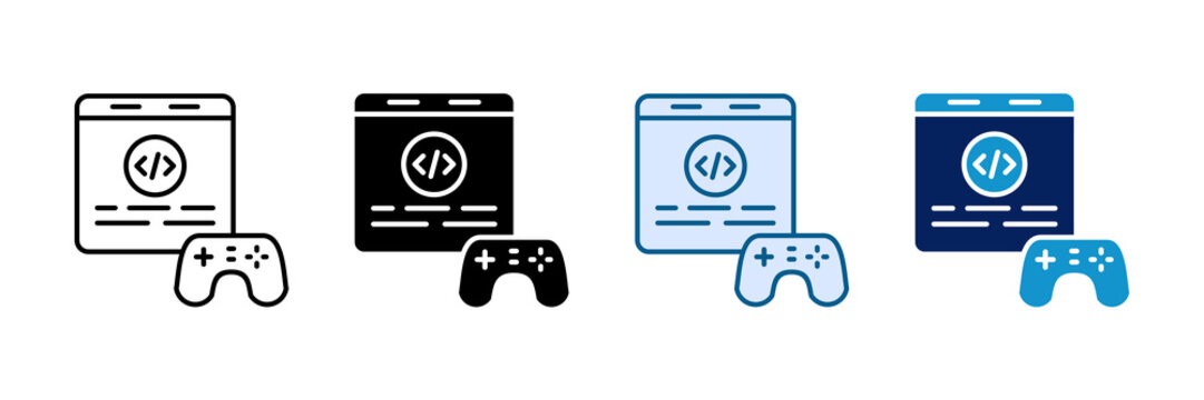 Game Development Icon Set Multiple Style Collection