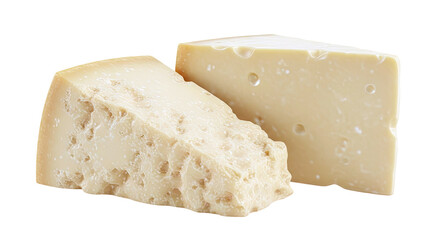 Two Wedges of Hard Cheese