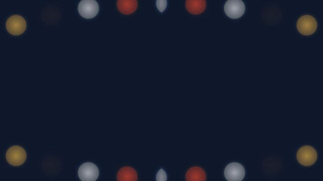 Colorful Lights Shining in Dark Background
