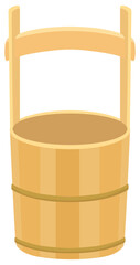 手桶のイラスト ベクター素材