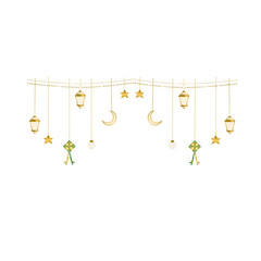 Gold islamic decoration 