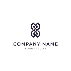 Fototapeta premium Interconnected Logo Design Template.