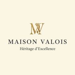 Fototapeta premium Luxury Maison Valois Logo Design Element.
