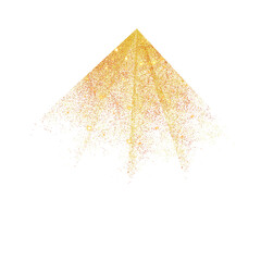 Gold sparkle spot light 