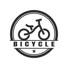 classic bicycle emblem logo badge label circle