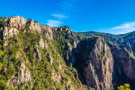 Basaseachi Canyon and Waterfall, Chihuahua, in the Sierra Tarahumara, Mexico