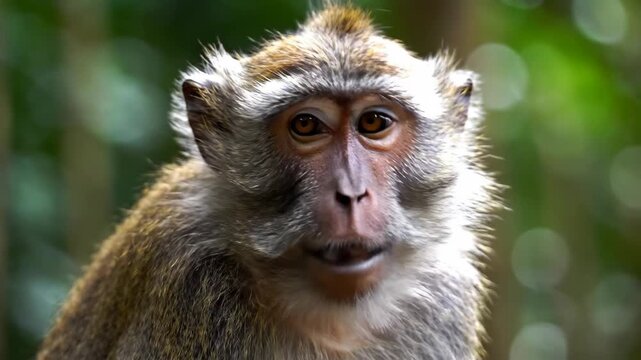 Monkey portrait
