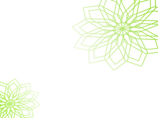 background texture of mandala pattern with green colour. ramadhan and ied al fitr themes