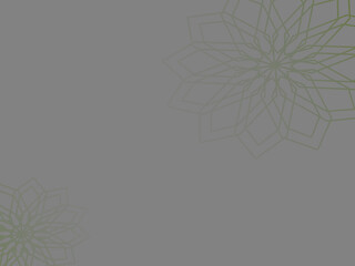 background texture of mandala pattern with lime yellow colour. ramadhan and ied al fitr themes