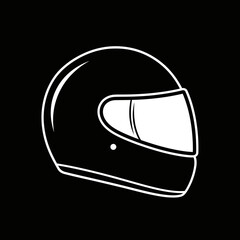 Motorcycle Racing Safety Protective Gear Helmet.