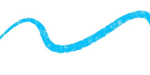 Light Blue Abstract Painted Brush Line