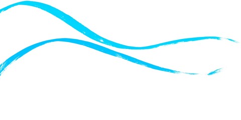 Abstract Blue Paint Brush Stroke Texture