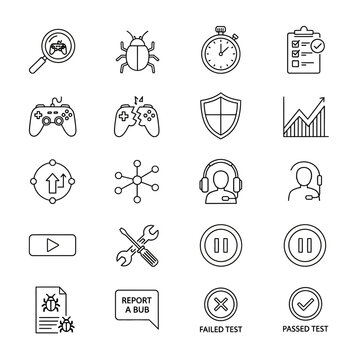 Software Testing and Quality Assurance Icons