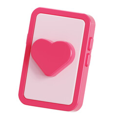 long distance love 3D illustration