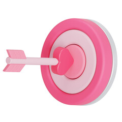 love target 3D illustration