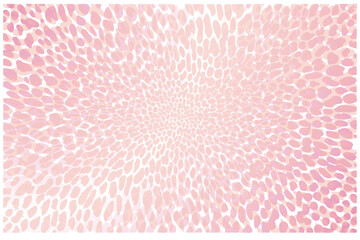 迫ってくる桜吹雪風の明るいピンクとピーチ色グレデーションのかかった抽象テクスチャー