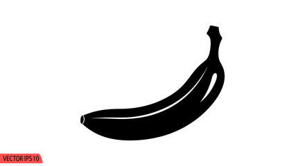 Black banana peel on white background. © AHMAD