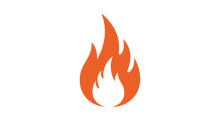 Flame icon with orange color.