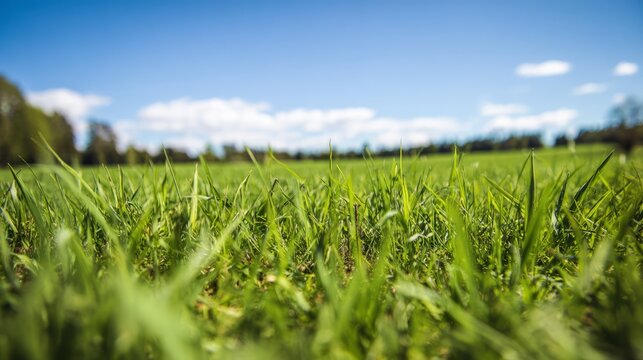 ryegrass,pastoral,breeze,countryside,meadow,rural,calm,peaceful,landscape,sky,grass,farm,field,outdoor,waving,nature,blue,plants,green,horizon
