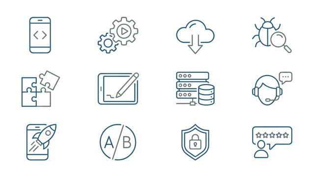 Coding And Design Icons Images – Browse 610,895 Stock Photos, Vectors ...
