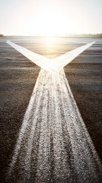 divergence. Abstract crossroads splitting into two paths, representing choices with soft directional lighting. wellbeing guides.
