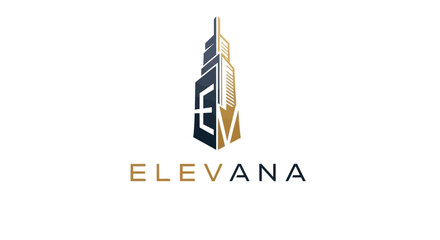 Elevana company logo design.