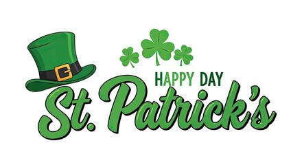 Fototapeta premium St patrick's day celebration graphic