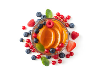 Fr&uuml;chtetee im Glas