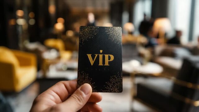 Premium hospitality with VIP member card