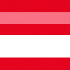 Obraz premium Horizontal stripes of reds and white, alternating in blocks