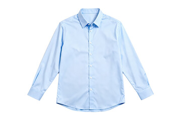 Fototapeta premium Light Blue Formal Dress Shirt for Business or Office
