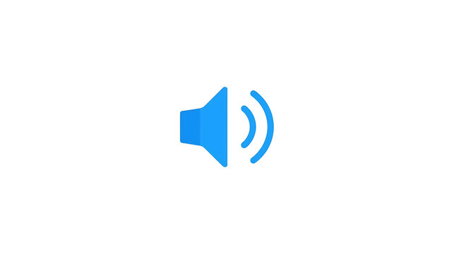 Sound speaker emitting waves