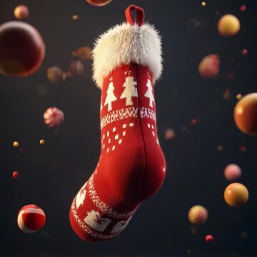 calcetines, regalo, celebraciones, pap&aacute; noel, rojo, adorno, ciclos, &aacute;rbol, caramelo, tradicional, copo de nieve, bota, de invierno, navida, fieltro, calentar, mundo, media, decoraciones, diciembre, a&ntilde;
