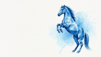 watercolor Horse sketch