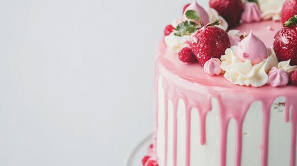 vanilla ice cream with berries