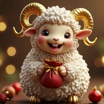 borrego, pascua, animal, dibujos animados, amarilla, beb&eacute;, vacaciones, juguete, dinero, oro, basija, borregos, regalo, rodolfo, a&ntilde;o nuevo, navida, decoraciones, ni&ntilde;o, estatuilla, dorada, religiones, c