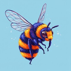 蜜蜂の羽音とデジタル絵画