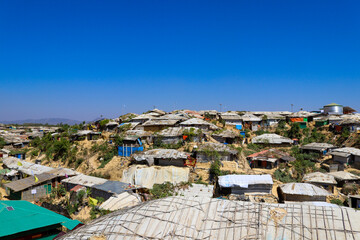 Balukhali Rohingya Refugee Camp in Cox&rsquo;s Bazar, Bangladesh