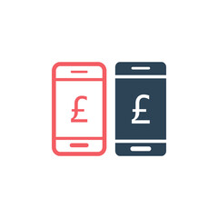 Smart phone icons set vector illustration template.