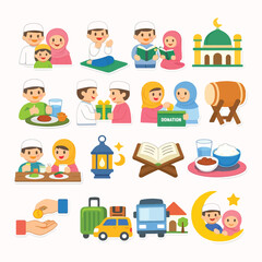 A collection of Islamic Ramadan 4x4