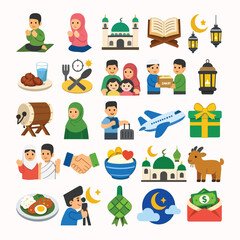 A collection of Islamic Ramadan