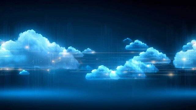 クラウドとデータの連携や保管のイメージ